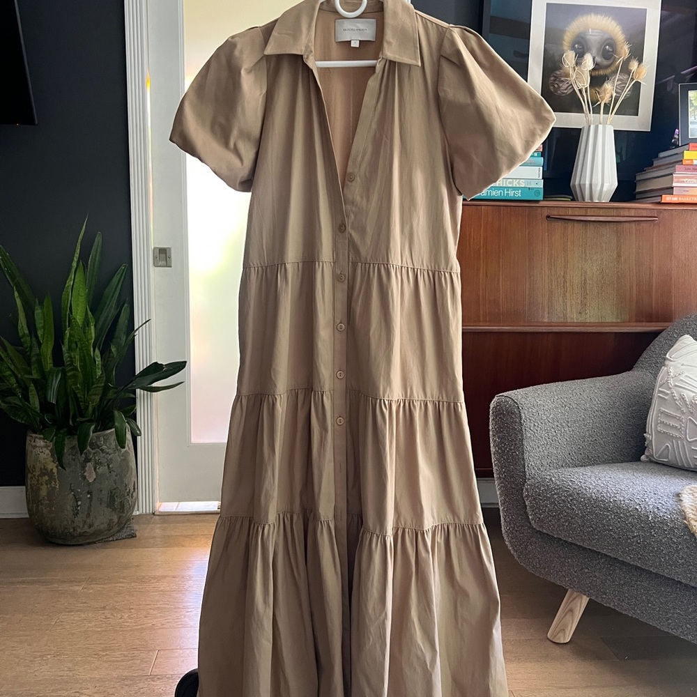 Brochu Walker Tan Midi Dress